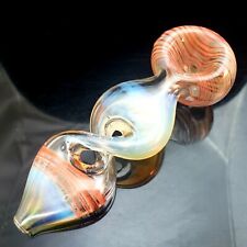 4” INCH RED INFINITY TWIST TOBACCO Smoking Glass Pipe Bowl Hand Pipes picture