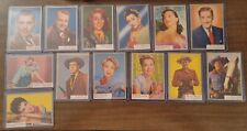 1953 TOPPS WHO-Z-AT-STAR 42 CARD LOT ORIGINAL TRADING CARDS *HOLLYWOOD ROYALTY* picture