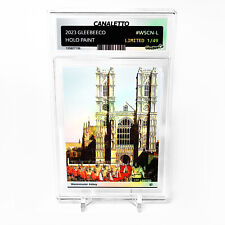 WESTMINSTER ABBEY Canaletto Card 2023 GleeBeeCo Holo Paint #WSCN-L /49 Made picture