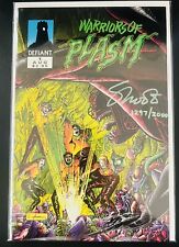 Defiant Comics Warriors Of Plasm #1 Autographed COA Mint picture