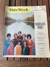 This Week Magazine Milwaukee Journal January 10, 1965 Washington Women Special picture