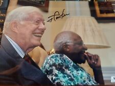 Jimmy Carter & Desmond Tutu Signed 8x10 Photo picture