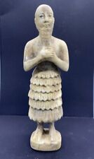 Near Eastern Antiquities Rare Beautiful Old Sumerian Worshipper Praying Statue picture
