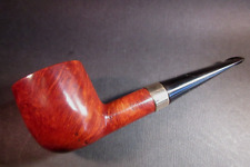 DUNHILL 1967 ROOT BRIAR  POT SHAPE  14 KT AD DECORATIVE  SHANK BAND ESTATE PIPE picture