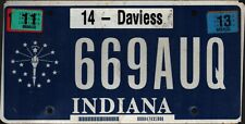 Vintage 2013 INDIANA License Plate - Crafting Birthday MANCAVE slf picture