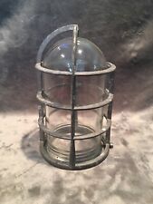 Vintage Killark Glass Globe/ Bulb Guard Expolsion Proof Fixture picture