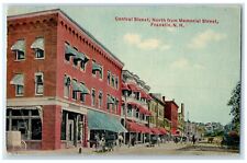 1911 Central Street North Memorial Street Road Franklin New Hampshire Postcard picture