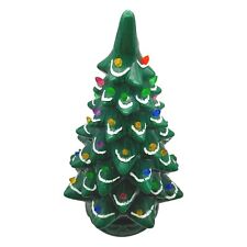 Raymond Lamp Co Lighted Ceramic Christmas Tree, 16
