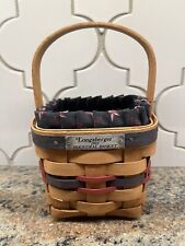 Longaberger Inaugural Basket 1993 Liner Family Signatures picture