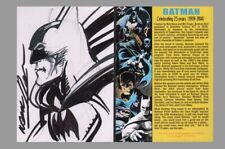 Neal Adams Signed Worlds Greatest Super Heroes Original Batman Art Sketch Card picture