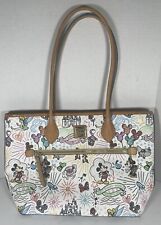 Dooney and Bourke Disney Parks White Sketch 2021 Tote Bag picture