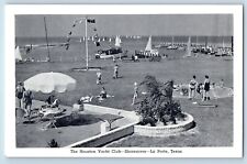 La Porte Texas TX Postcard Houston Yacht Club Shoreacres c1940 Vintage Antique picture