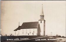 LAKE PARK, Minnesota RPPC Real Photo Postcard 