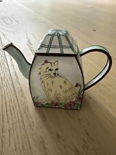 Empress Arts Collectible Decorative Miniature Teapot Cat picture