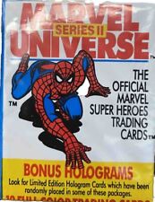 1991 Marvel Universe Series Two Complete Set With All Holograms And Empty Packs picture