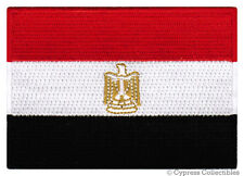 EGYPT FLAG PATCH EGYPTIAN ARAB embroidered iron-on MIDDLE EAST EMBLEM BANNER new picture