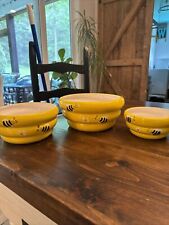 Discontinued Avon Busy Bee Mixing Bowl Set of 3  picture