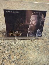 Game of Thrones The Complete Series Volume 2 DEAN S JAGGER Gold Autograph (Vol) picture