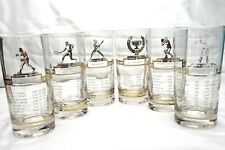 Set of All time Greats/ Champions  Bar ware glasses Glasses set of 6    picture