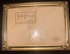 Gold plated 5 x 7 photo picture frames Metalcraft EC 1590 Original New picture