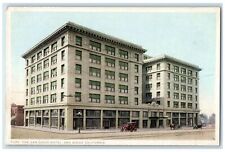 c1920's The San Diego Hotel Exterior Roadside San Diego California CA Postcard picture