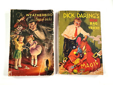 vtg Pair (x2) Magic Magazines Dick Daring Weatherbird Bag of Tricks quaker oats picture