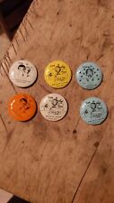 Kim Casali LOVE IS Vintage Buttons 6 total. picture