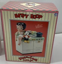 NEW IN BOX Vintage Betty Boop 2003 “Kiss The Cook” Collectible Cookie Jar picture