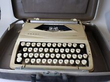 RARE Sears Attache Typewriter Cream w/ Manual & Briefcase picture