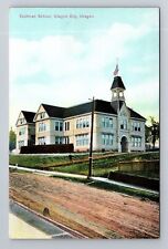 Oregon City OR-Oregon, Eastman School, Antique Vintage Souvenir Postcard picture