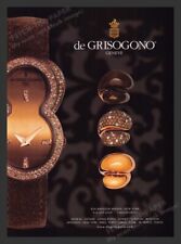 de Grisogono Swiss Luxury Jeweler 2000s Print Advertisement Ad 2007 picture