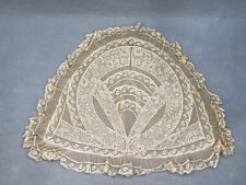 1920s Vintage Saks Fifth Avenue Carlin Comforts Tambour Lace Throw Pillow Sham picture