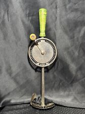Vtg Whippit Cream Egg Whip Durometal Products Yellow/Green Handle Beater Mixer picture
