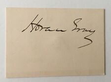 Horace Gray Signed Autographed 2x3 Card Full JSA Letter Supreme Court Justice picture