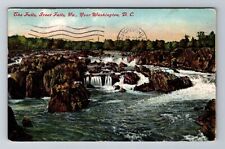 Great Falls VA-Virginia, the Falls, Great Falls, c1910 Antique Vintage Postcard picture