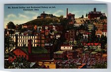 Cincinnati OH-Ohio, Mount Adams Incline And Rockwood Pottery, Vintage Postcard picture