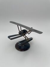 Unique Airplane Spark Plug Metal Structure Figurine Vintage Excellent Condition picture