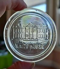 Vintage White House Vinegar Mason Jar Glass LID ONLY No Chips picture