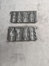 Vintage 1996 John Wright Cast Iron Christmas Candy Mold picture