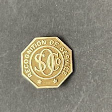 Estate 10K Solid Gold Amoco Standard Oil & Gas Co. 1931 Employee Service Pin picture