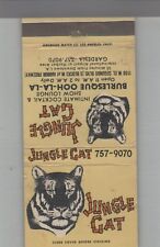 Matchbook Cover Jungle Cat Burlesque Show Ooh-La-La Gardena, CA picture