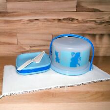 Tupperware Disney Frozen II Kids Toy Mini Serving Cake Taker Plate Set of 6 New picture