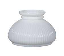 B&P Lamp® 7Inch Student Shade with Ribbed Design and White over Clear Cased picture