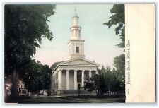 c1905's Plymouth Church Exterior Milford Connecticut CT Unposted Trees Postcard picture