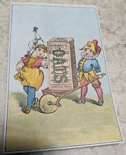 *SCARCE* VICTORIAN TRADE CARD HORNBY'S STEAMED COOKED OATS NICE GRAPHICS  picture