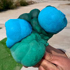 4.05LB Natural  chrysocolla/Malachite transparent cluster rough mineral sample picture
