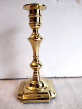 Vintage Valsan Brass Candlestick Holder Made in Portugal 7 1/2
