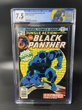 JUNGLE ACTION 23 CGC 7.5 RARE BLACK PANTHER Custom Label 💎 ICONIC COVER 🔑 picture