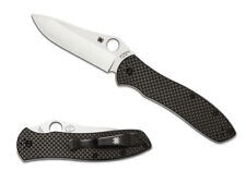Spyderco Knives Bradley Folder 2 Liner Lock Black Carbon Fiber M4 Steel C134CFP2 picture