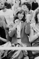 Patti McGuire cheering for her husband at Wimbledon 1980 OLD PHOTO picture